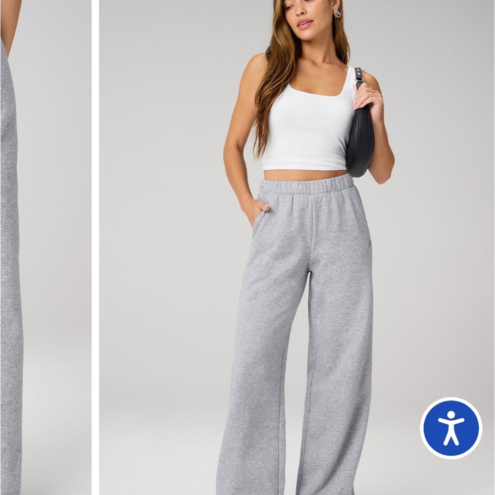 Fabletics Gray Track Pants